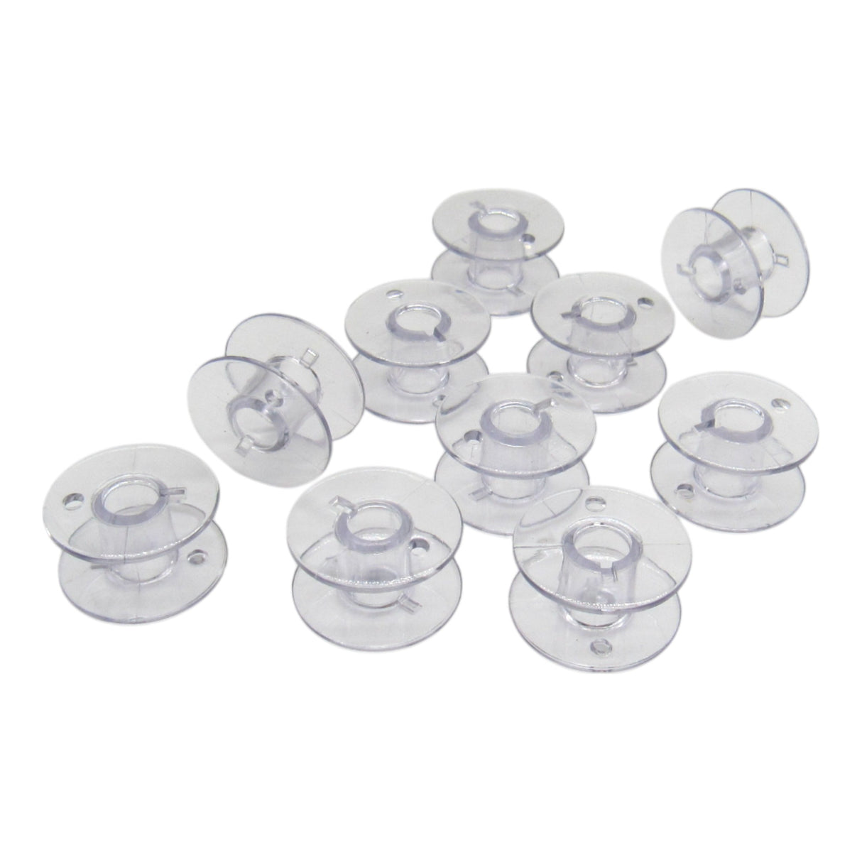 (10) Plastic Bobbins for Top Loading - Part # 141000526 - Central Michigan Sewing Supplies