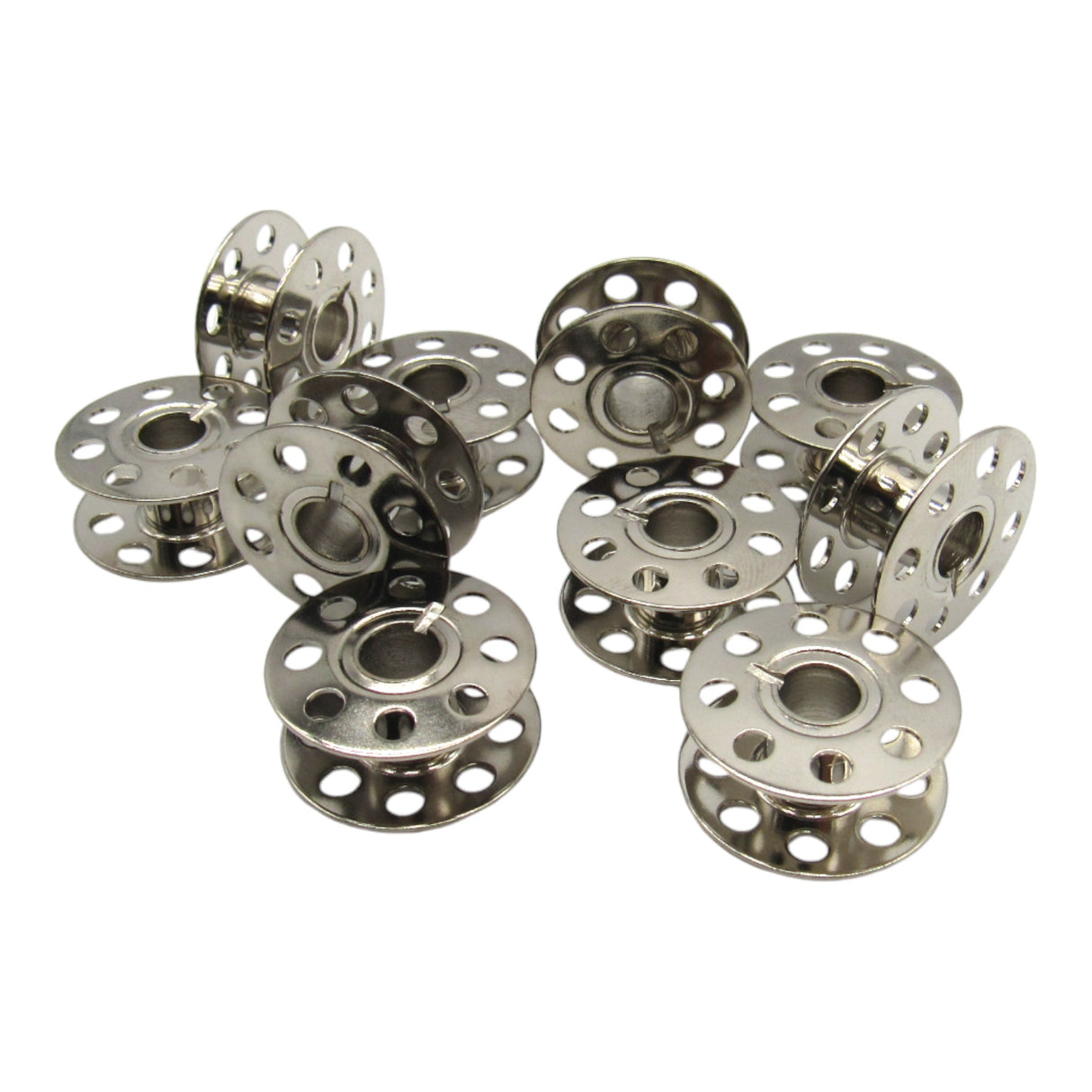 (10) Metal One Piece Bobbins- Brother Part # 125701-001 - Central Michigan Sewing Supplies