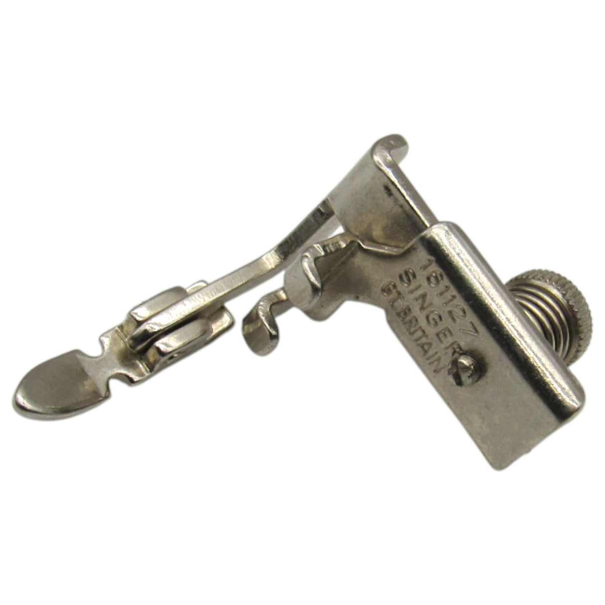 Vintage Original Low Shank Adjustable Zipper Foot - Singer Part # 161127 - Central Michigan Sewing Supplies