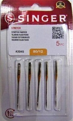 Machine Needles - Singer Brand Yellow #2045 Available in Size 12, 14, 16 Ball Point - Central Michigan Sewing Supplies