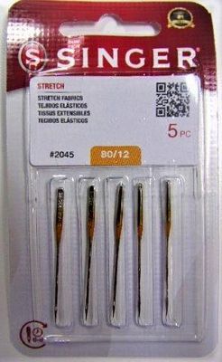 Machine Needles - Singer Brand Yellow #2045 Available in Size 12, 14, 16 Ball Point - Central Michigan Sewing Supplies
