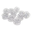 (10) Class 15 Plastic Bobbins - Part # 2518P - Central Michigan Sewing Supplies