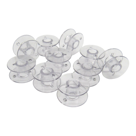(10) Class 15 Plastic Bobbins - Part # 2518P - Central Michigan Sewing Supplies