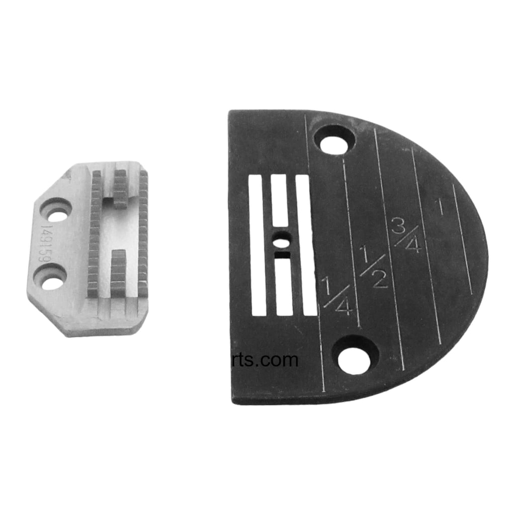Needle Plate & Feed Dog Set # 149159 & 20160