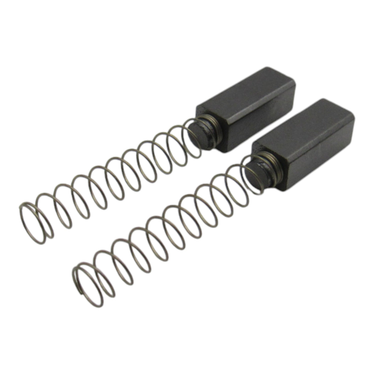 (2) Carbon Motor Brushes with Springs 5 mm x 6 mm x 12 mm - Elna Part # 440236-20 - Central Michigan Sewing Supplies