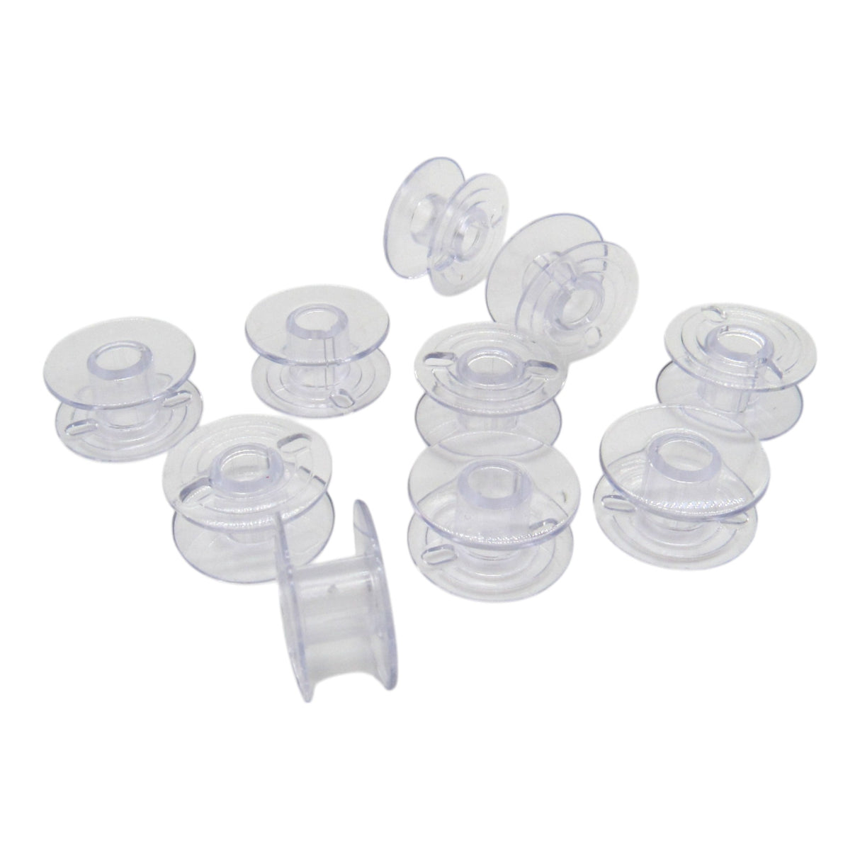 (10) Plastic Bobbins - Elna Part # 493555 - Central Michigan Sewing Supplies