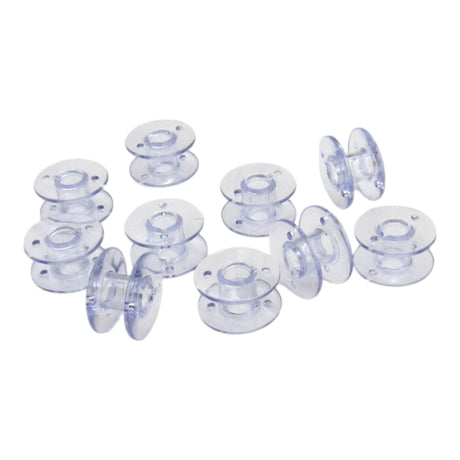 (10) Plastic Bobbins J-Style -Singer Part # 85128 - Central Michigan Sewing Supplies