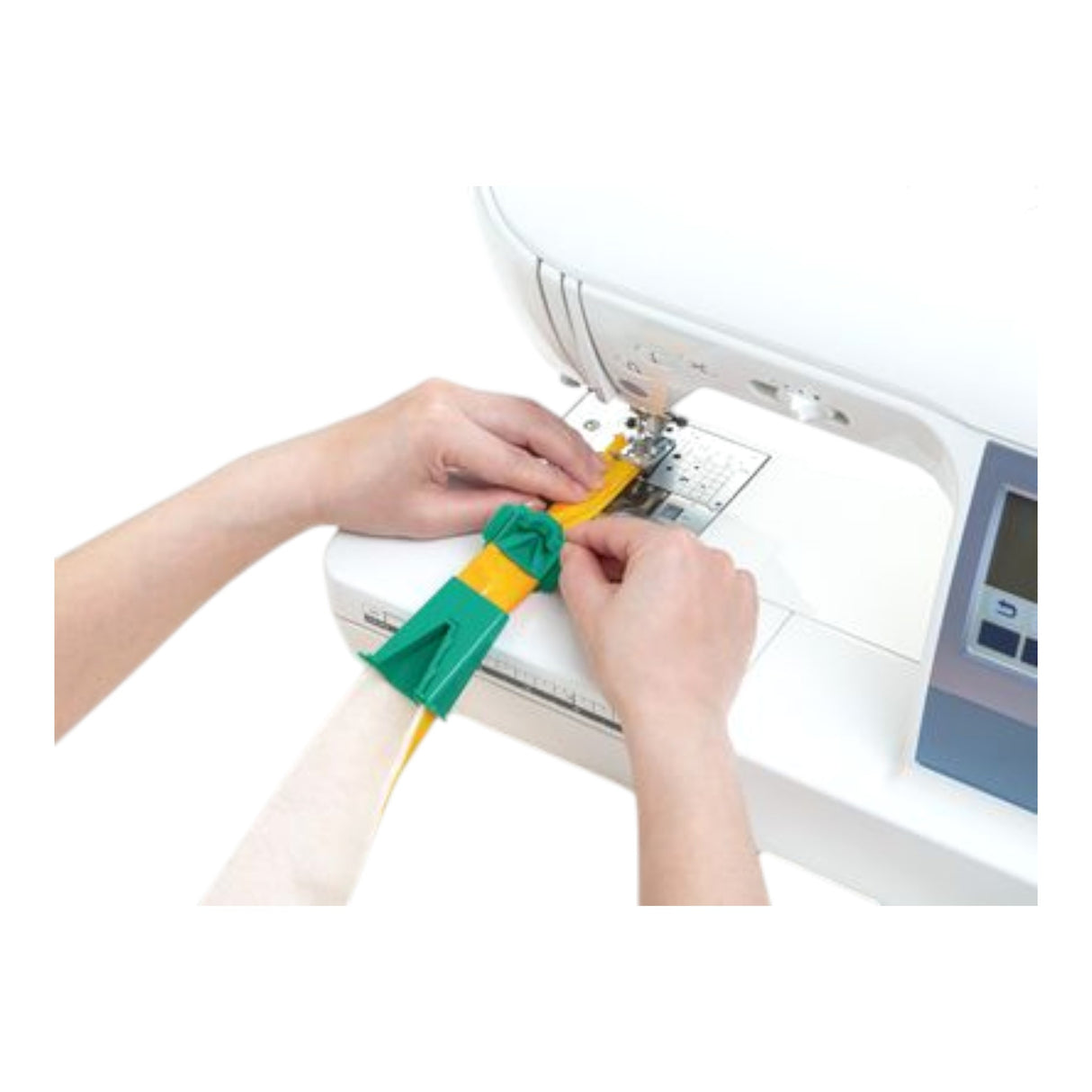 Clover Fabric Tube Maker - Jelly Roll Tool for Rugs, Baskets & More