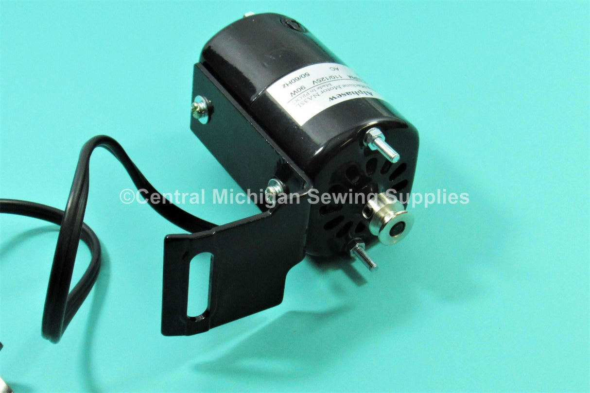 Alphasew Sewing Machine Motor 7000 Rpm L-BRACKET .9 Amp - Central Michigan Sewing Supplies