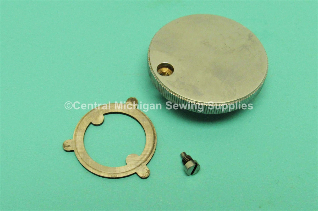 Necchi Sewing Machine BU Mira Stop Motion Knob & Set Screw - Central Michigan Sewing Supplies