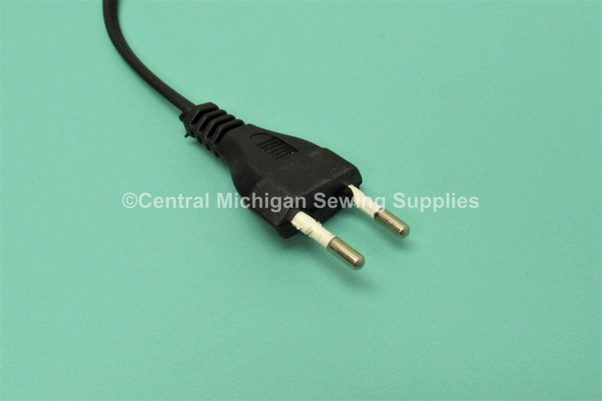 New Replacement Power Cord 220 VOLT Fits Necchi 513 Lelia, 534 Supernova Julia, Esperia, Mirella, Supernova & Supernova Ultra.