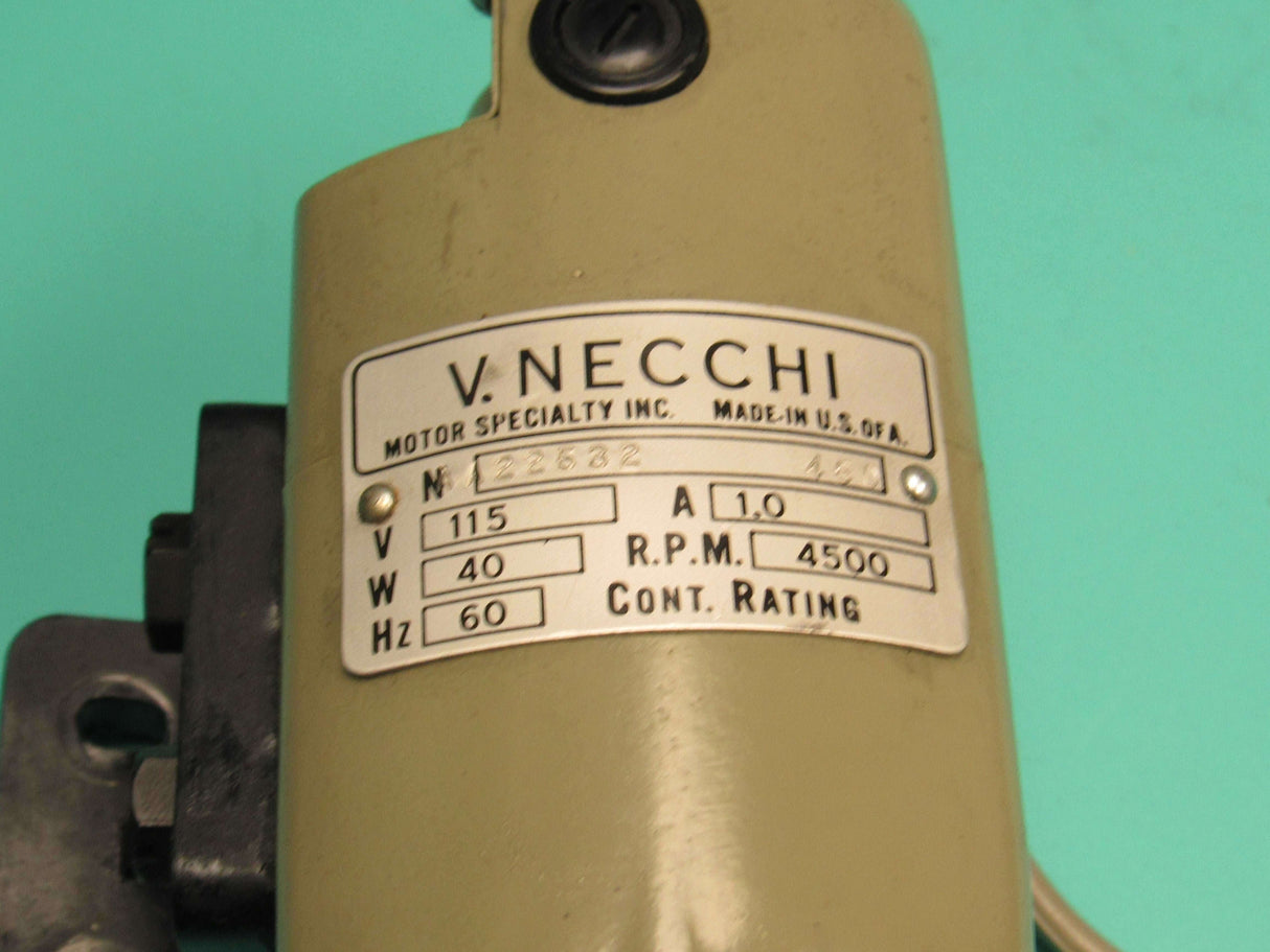 Necchi SuperNova Ultra Motor - Central Michigan Sewing Supplies