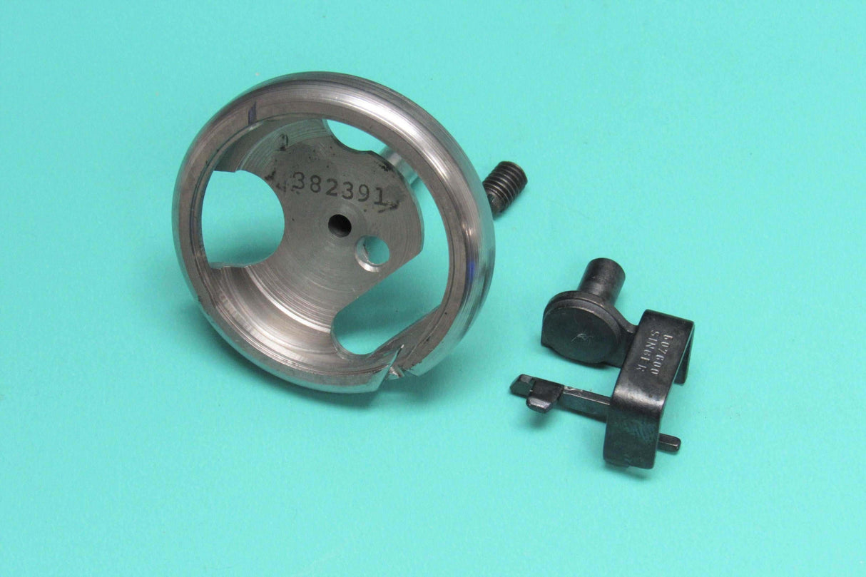 Original Bobbin Hook & Position Bracket Part # 382391 & 507800 Fits Singer Model 500A, 503A - Central Michigan Sewing Supplies