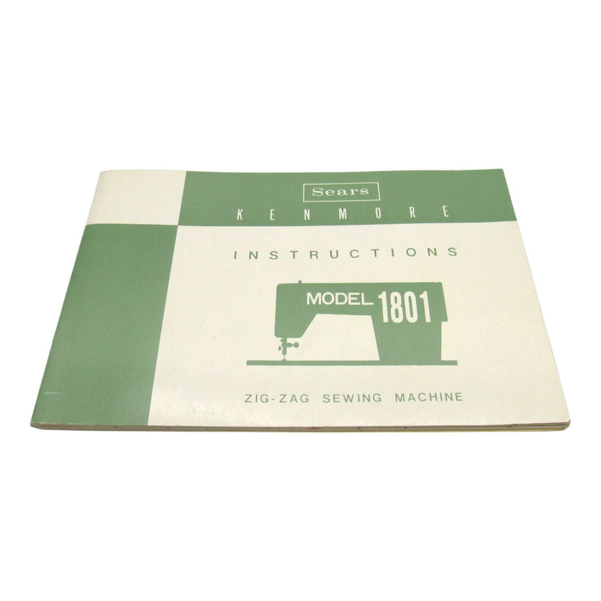 Original Kenmore Model 158.1801 Instruction Manual - Central Michigan Sewing Supplies