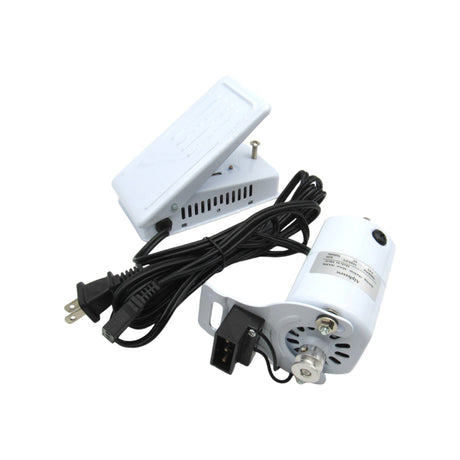 Alphasew Sewing Machine Motor with Foot Control .9-amp K-Bracket 7000 RPM #FM190 - Central Michigan Sewing Supplies