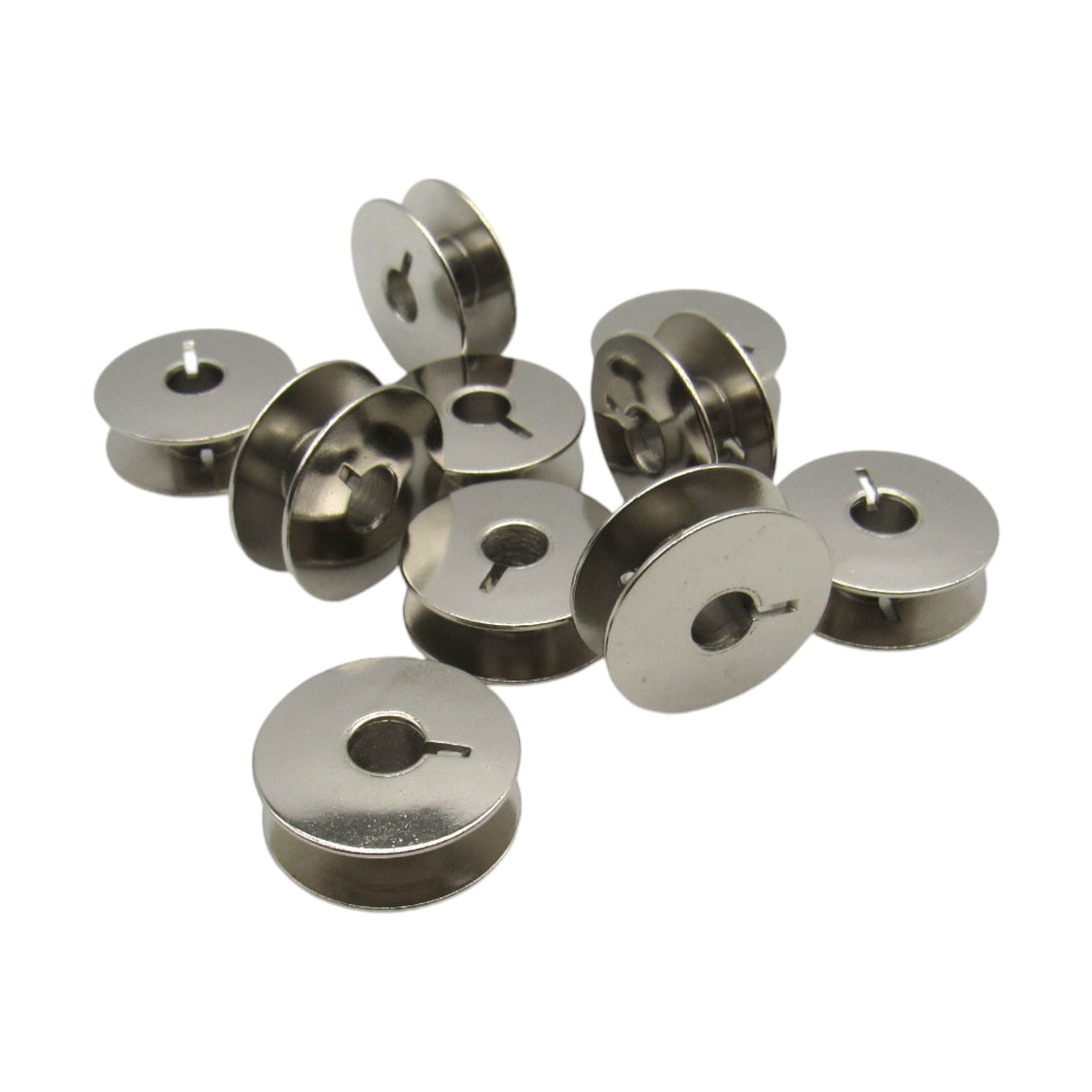 (10) Metal Bobbins- Pfaff Part # 9033 - Central Michigan Sewing Supplies