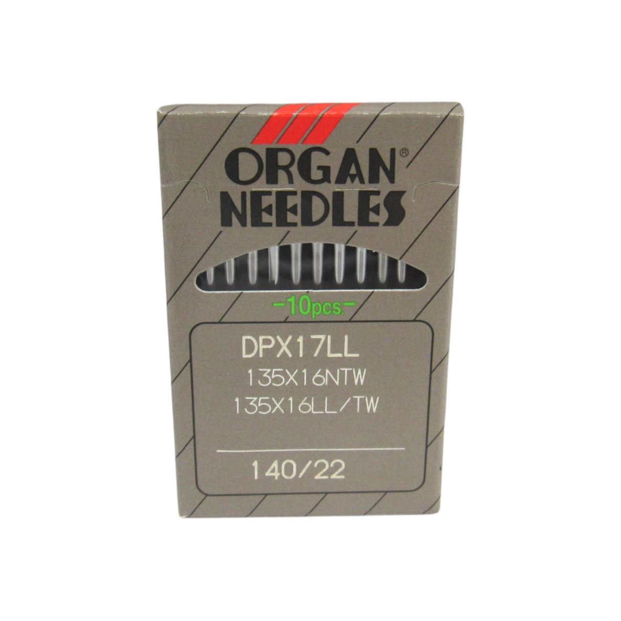 Organ Industrial Leather Point Sewing Machine Needles - 135X16 DPX17 (10-Pack) - Central Michigan Sewing Supplies