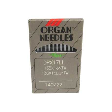 Organ Industrial Leather Point Sewing Machine Needles - 135X16 DPX17 (10-Pack) - Central Michigan Sewing Supplies