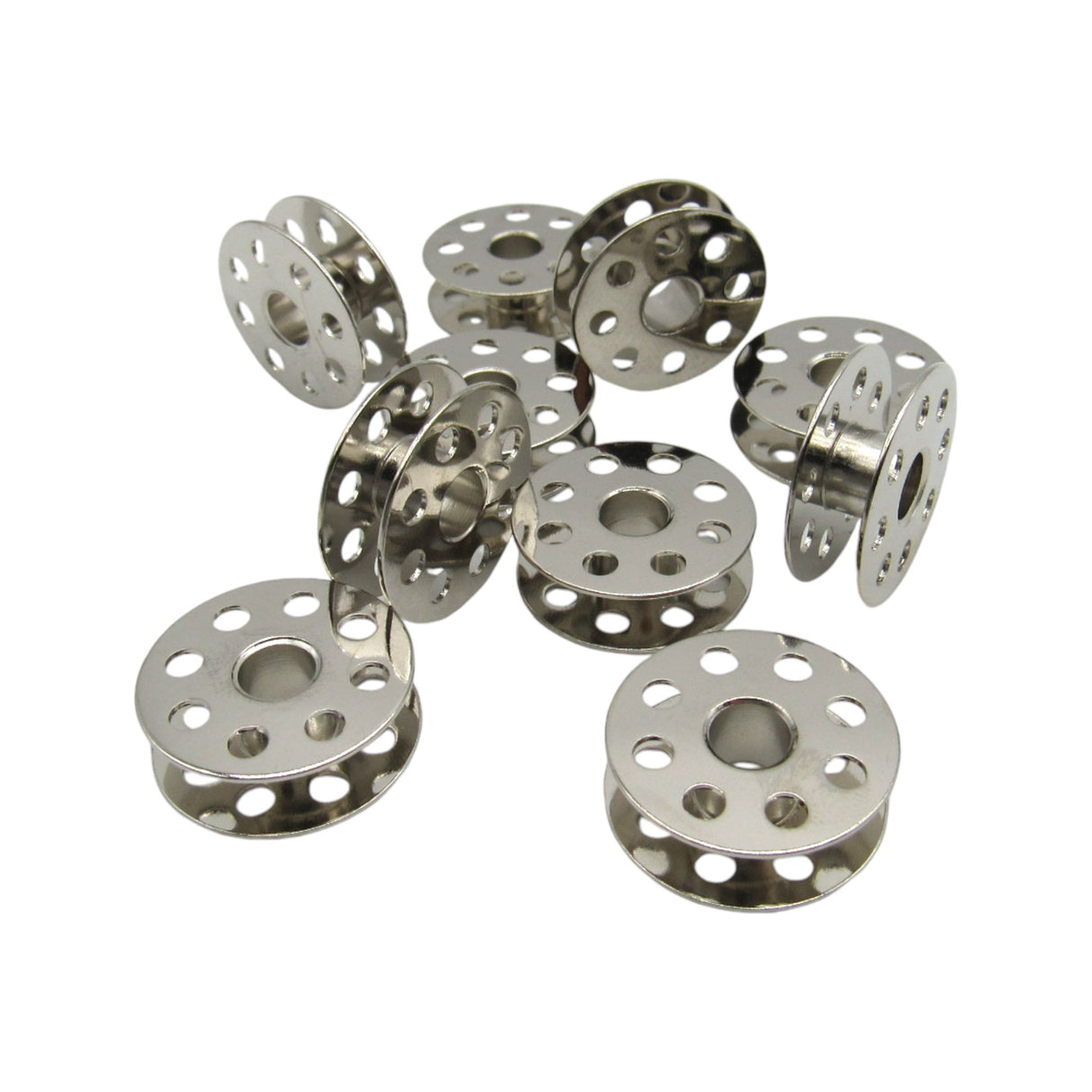 10 Metal Bobbins for Singer 221, 222, 301 - Part #45785 - Central Michigan Sewing Supplies