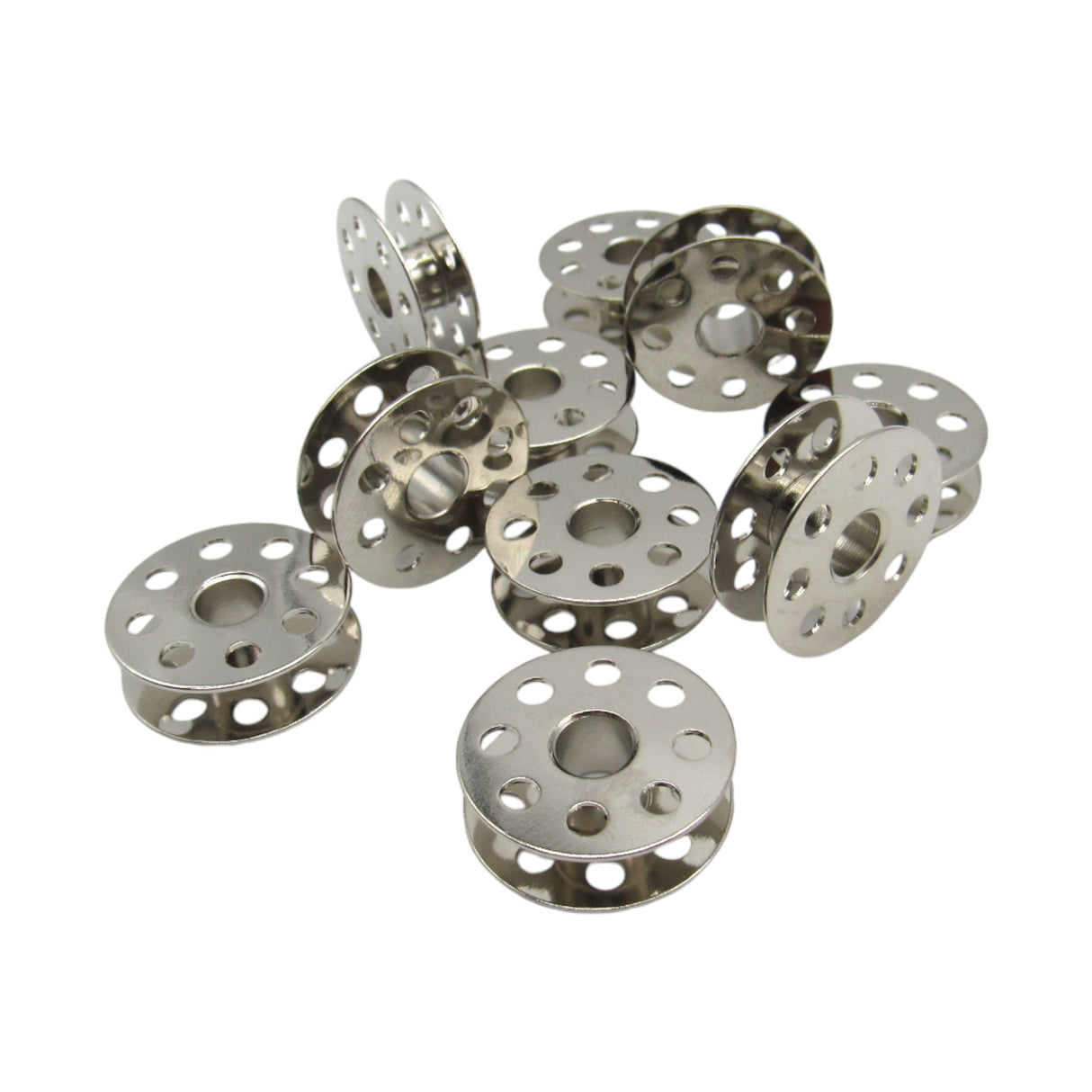 10 Metal Bobbins for Singer 221, 222, 301 - Part #45785 - Central Michigan Sewing Supplies