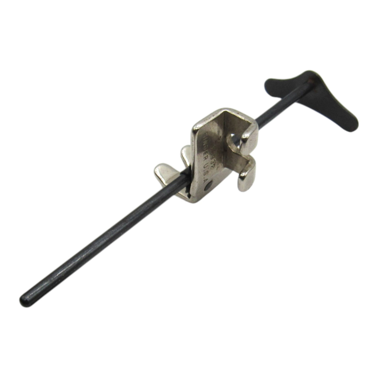 Singer Quilting Foot Low Shank Black Side Guide - Vintage Original Part #35932 - Central Michigan Sewing Supplies