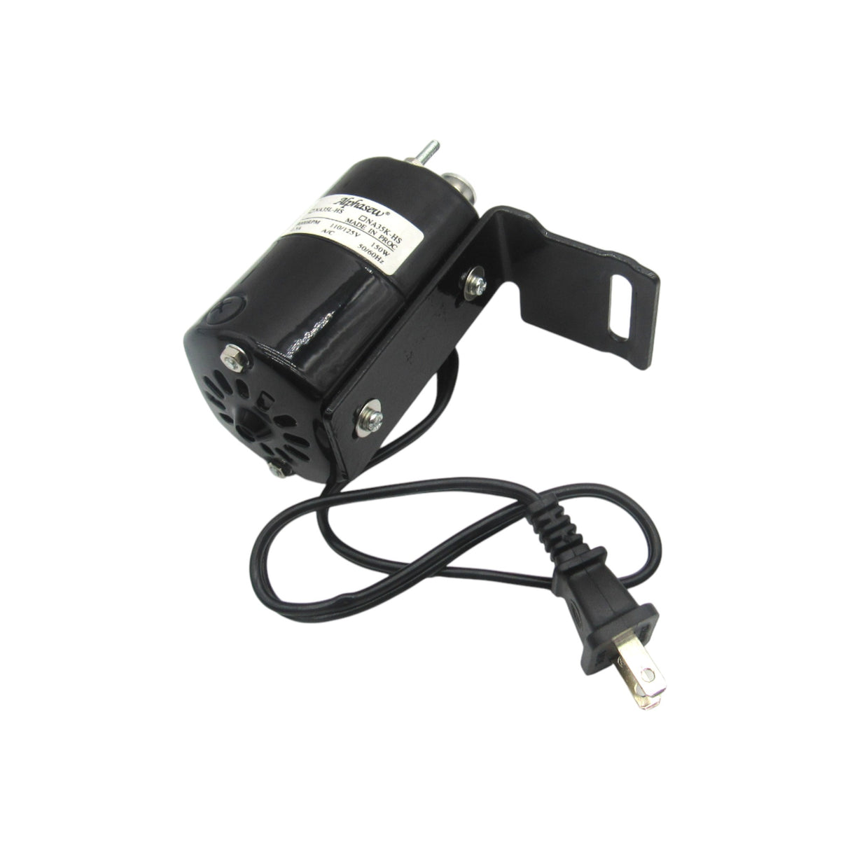 Alphasew Sewing Machine Motor 9000 RPM L-Bracket 1.5 AMP #NA35L-HS - Central Michigan Sewing Supplies