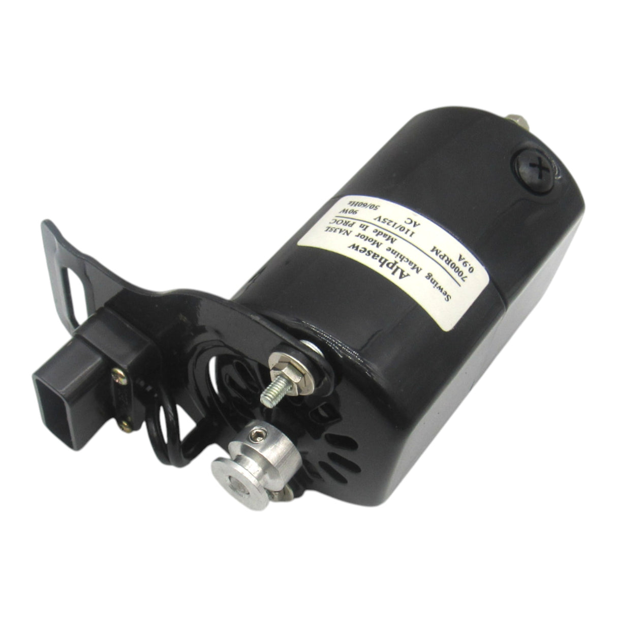 Alphasew Clockwise Rotation Sewing Machine Motor with Electronic Controller - 110V 7000 RPM - Central Michigan Sewing Supplies