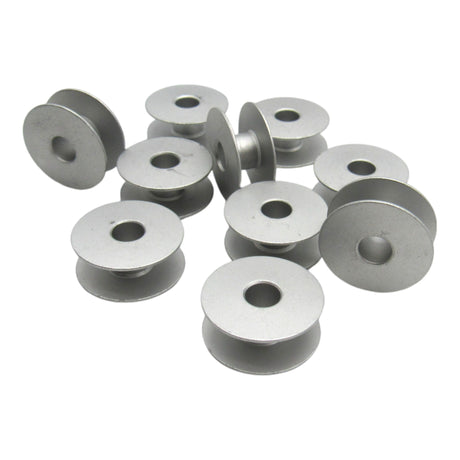 (10) Aluminum One Piece Bobbins - Singer Part # 272152 - Central Michigan Sewing Supplies