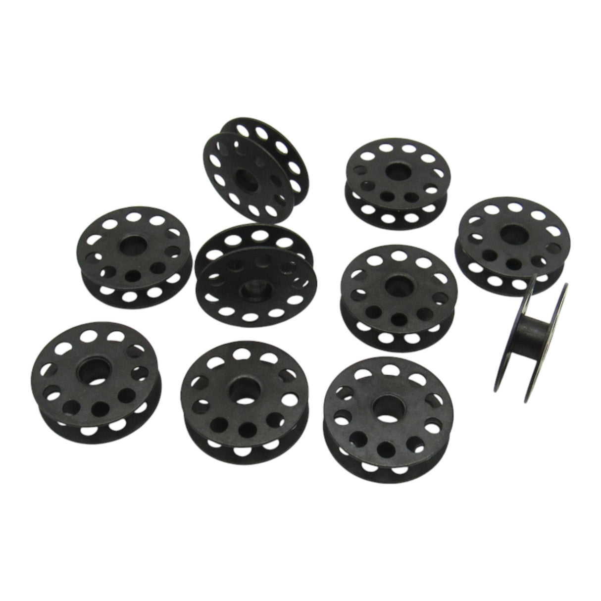 Singer Industrial Metal Bobbins - Pack of 10 - Models 107G, 107W, 140W, 143W, 151K, 151W, 307G, 457 - Central Michigan Sewing Supplies