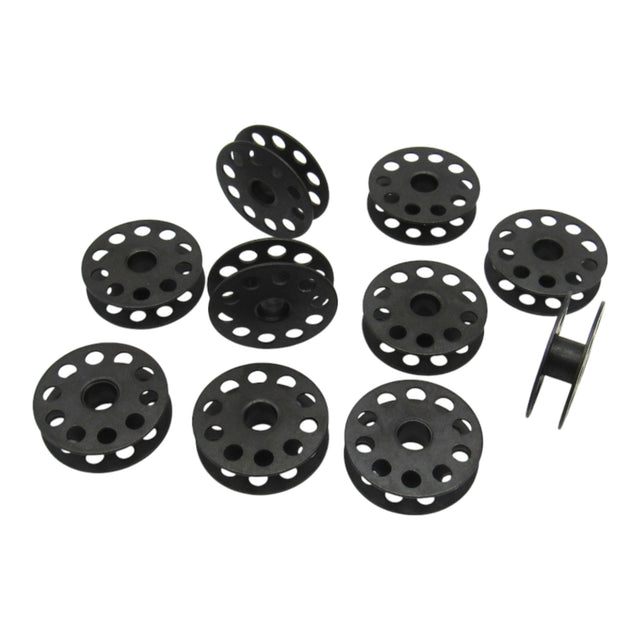 Singer Industrial Metal Bobbins - Pack of 10 - Models 107G, 107W, 140W, 143W, 151K, 151W, 307G, 457 - Central Michigan Sewing Supplies