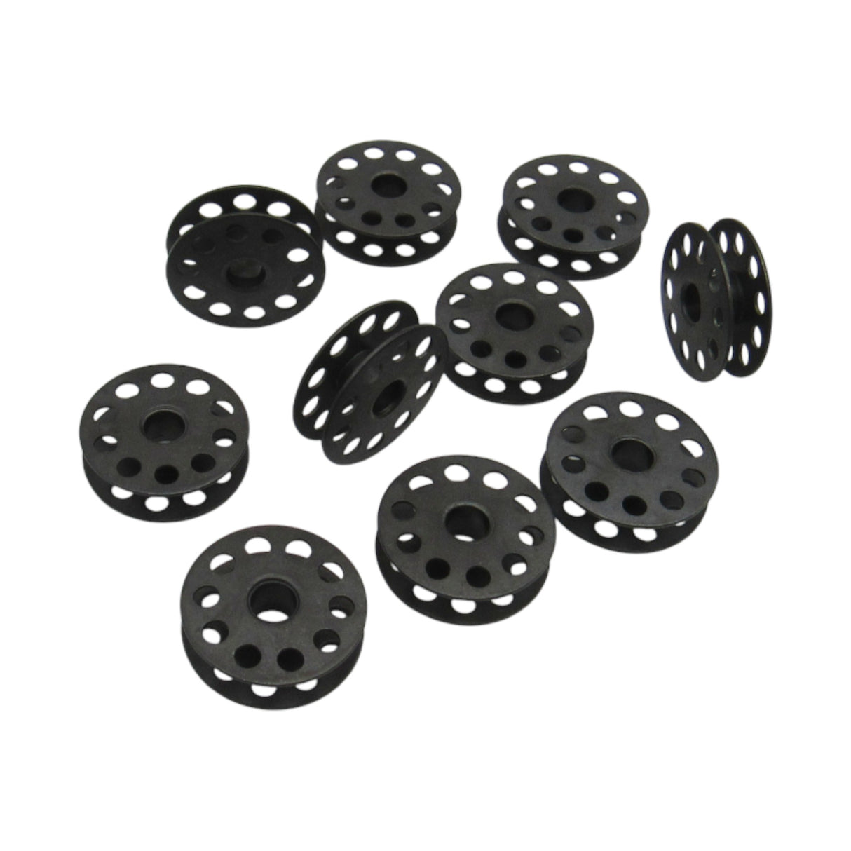 Singer Industrial Metal Bobbins - Pack of 10 - Models 107G, 107W, 140W, 143W, 151K, 151W, 307G, 457 - Central Michigan Sewing Supplies