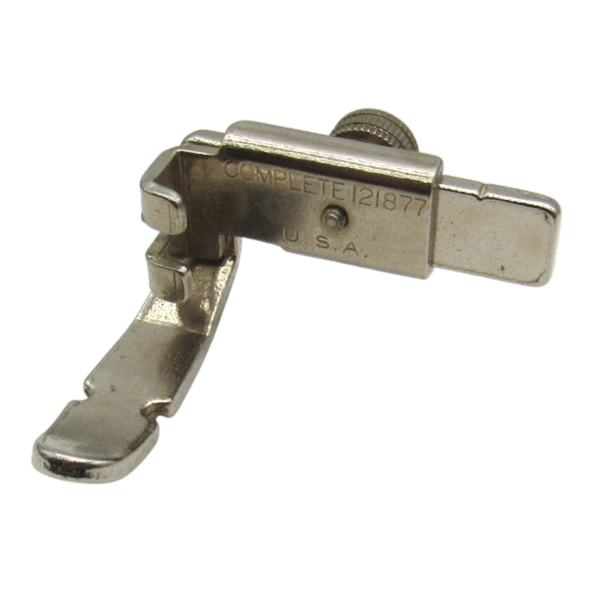 Singer Adjustable Zipper Foot 121877 - Low Shank Vintage Models