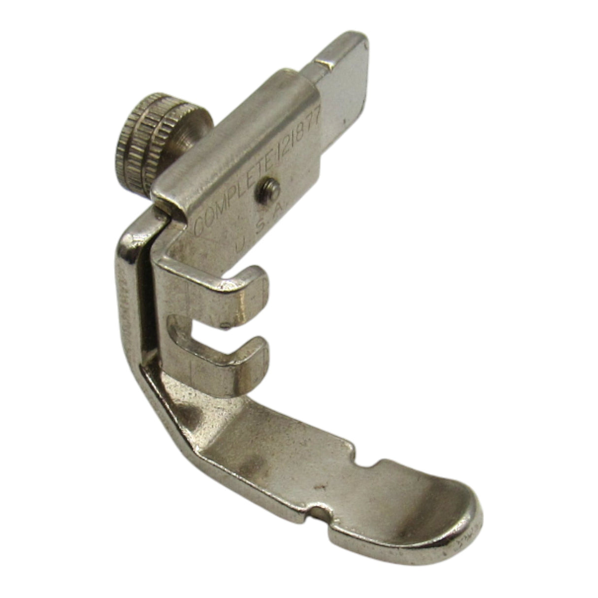 Singer Adjustable Zipper Foot #121877 - Low Shank Models 15, 27, 28, 66, 99, 201, 221, 222