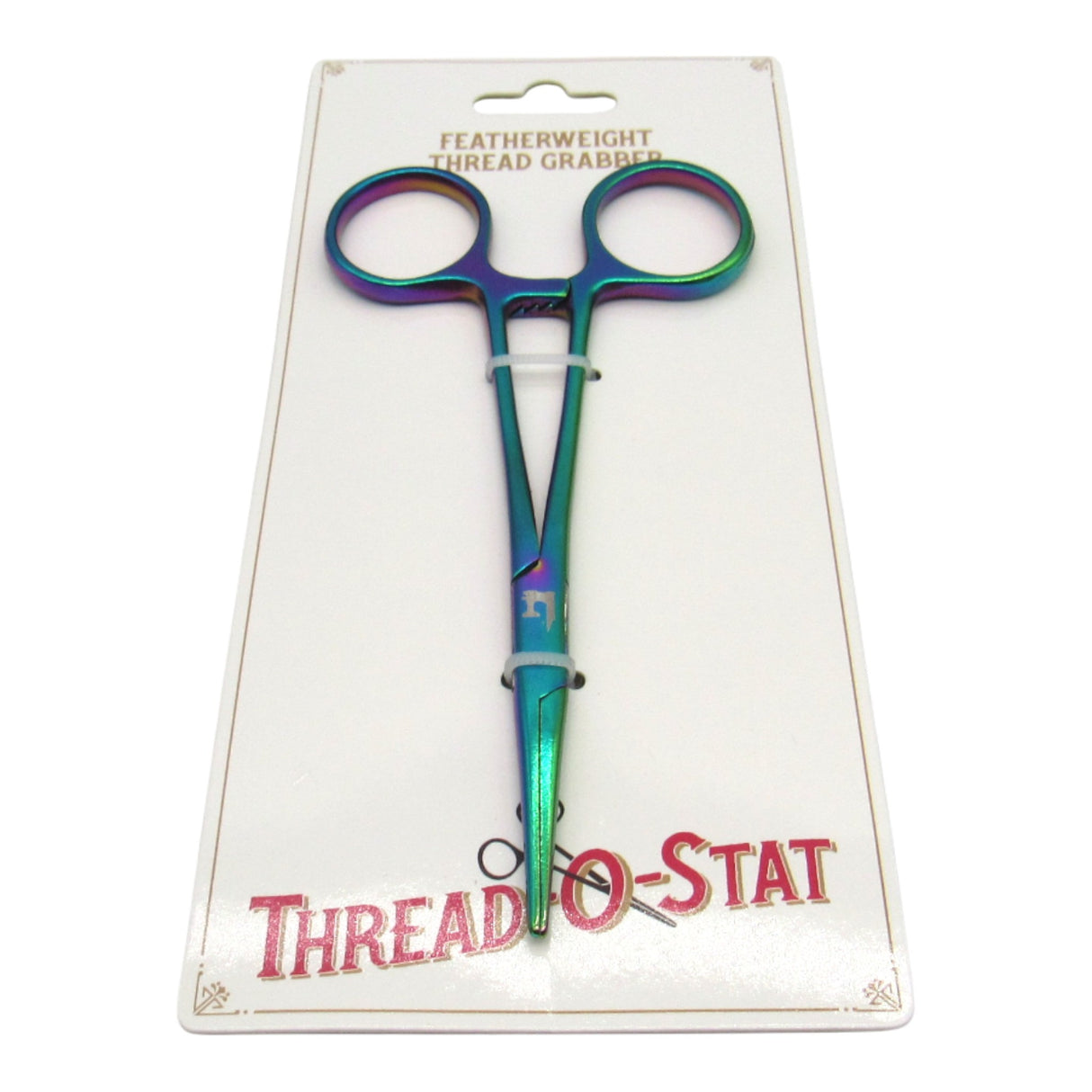 Thread-O-Stat Iridescent Green Thread Grabber
