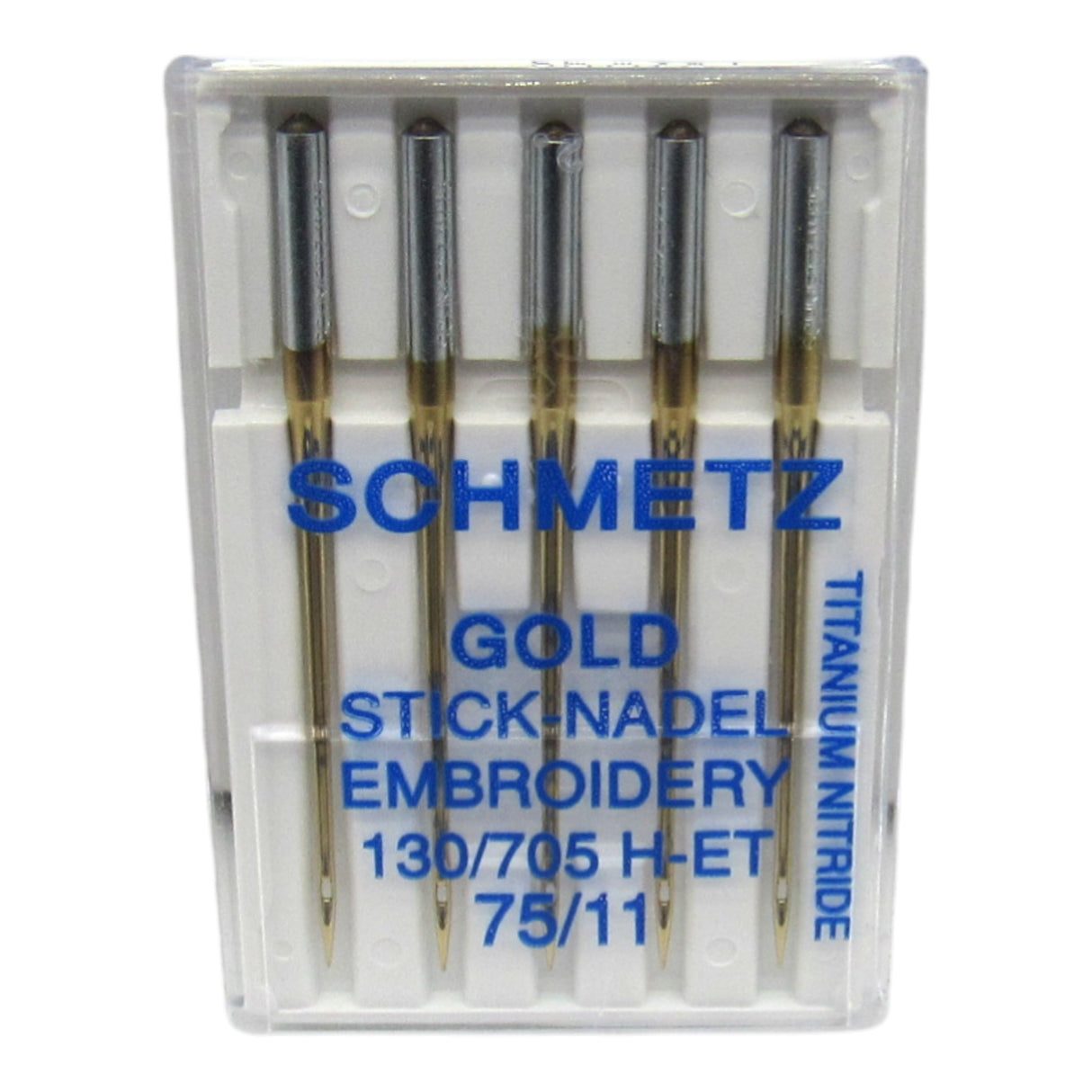 Schmetz Gold Embroidery Needles 705GE (5-Pack) - Central Michigan Sewing Supplies
