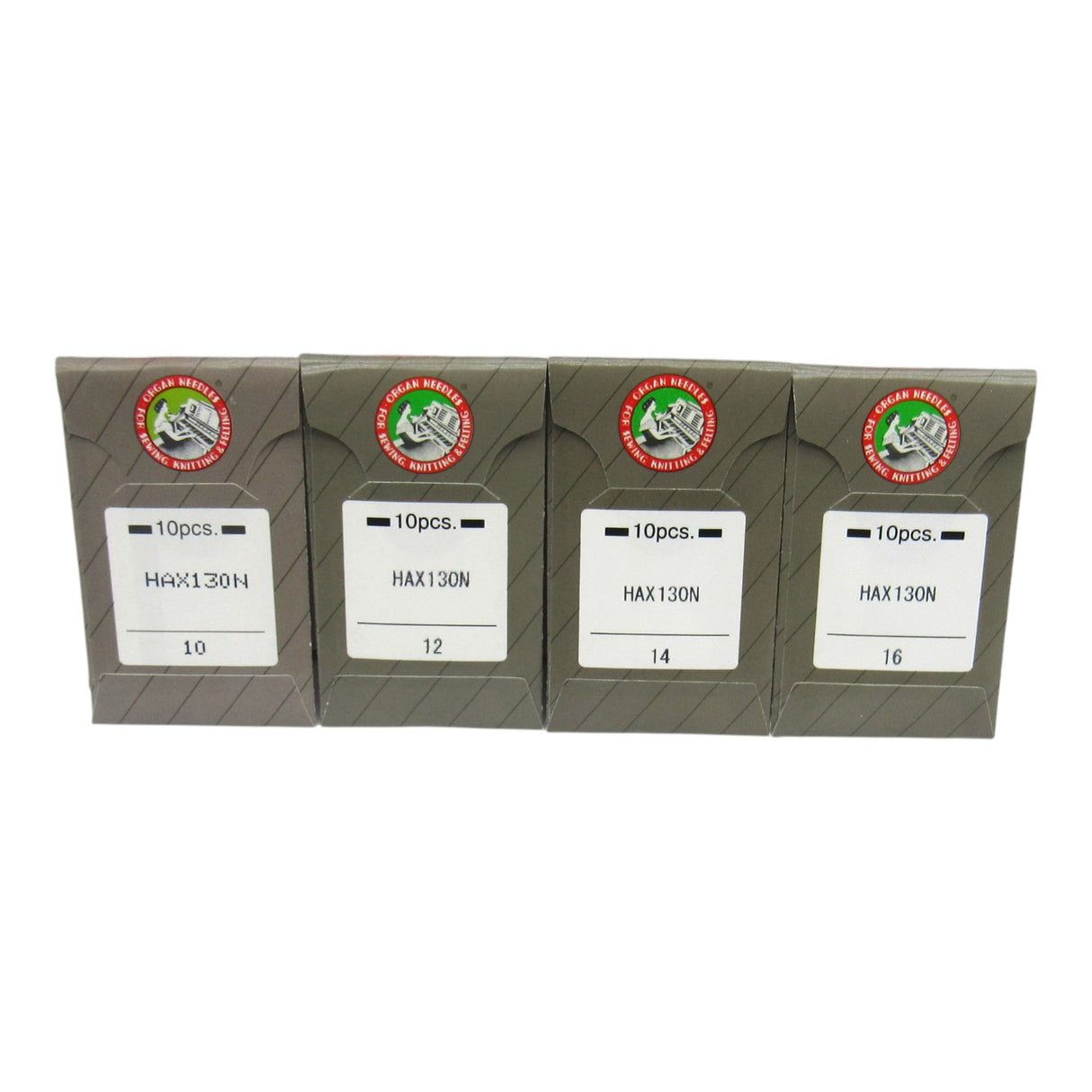 Organ HAx130N Top-Stitch/Decorative Needles - Chrome Finish (10-Pack) - Central Michigan Sewing Supplies