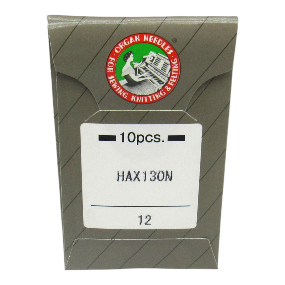 Organ HAx130N Top-Stitch/Decorative Needles - Chrome Finish (10-Pack) - Central Michigan Sewing Supplies