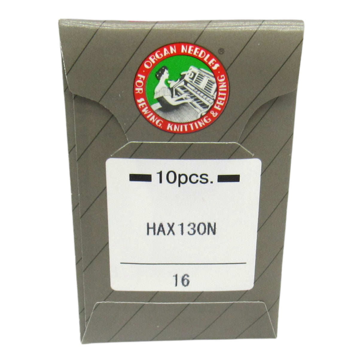 Organ HAx130N Top-Stitch/Decorative Needles - Chrome Finish (10-Pack) - Central Michigan Sewing Supplies