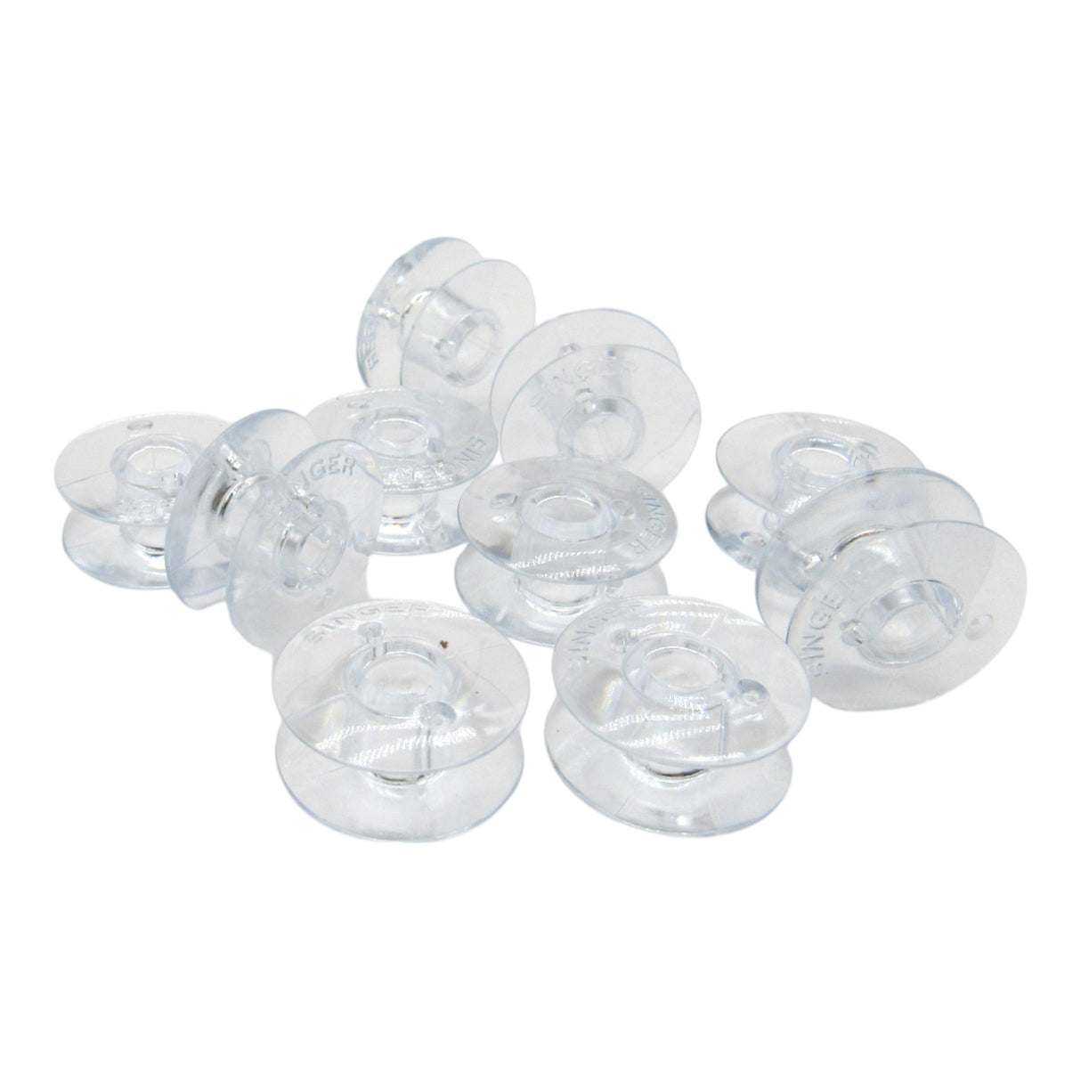 (10) Plastic Bobbins Class 66 Grade A- Singer Part # 172222PS - Central Michigan Sewing Supplies