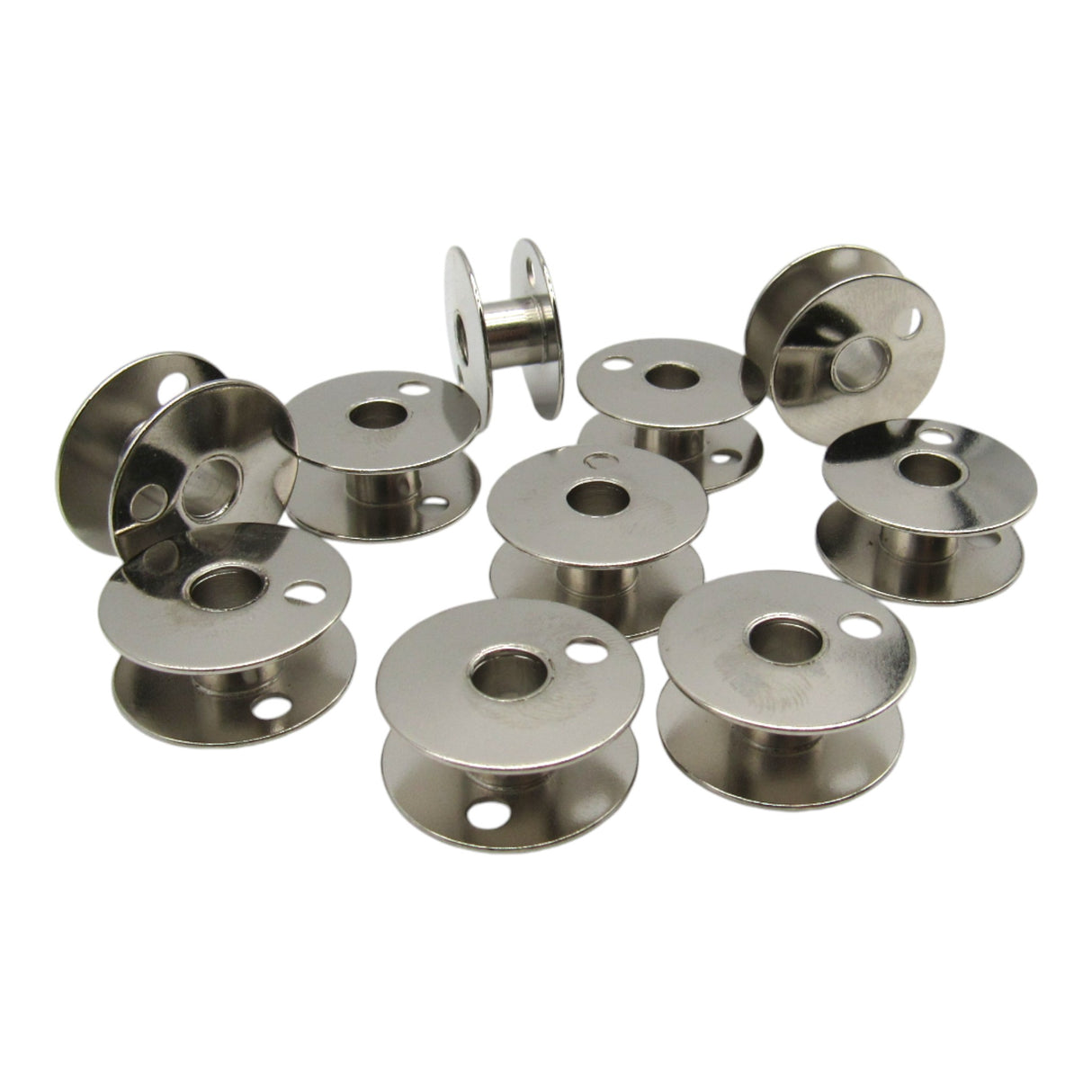 (10) Metal One Piece Bobbins - Singer Part # 203470 - Central Michigan Sewing Supplies