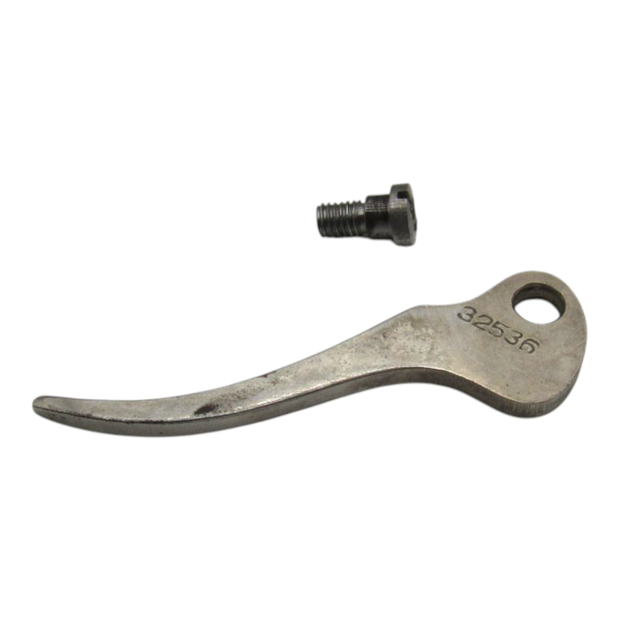 Original Singer Presser Foot Lever & Screw - Part #32536 (Simanco) | Nickel | Fits Singer 66 Early through Red Eye Models - Central Michigan Sewing Supplies