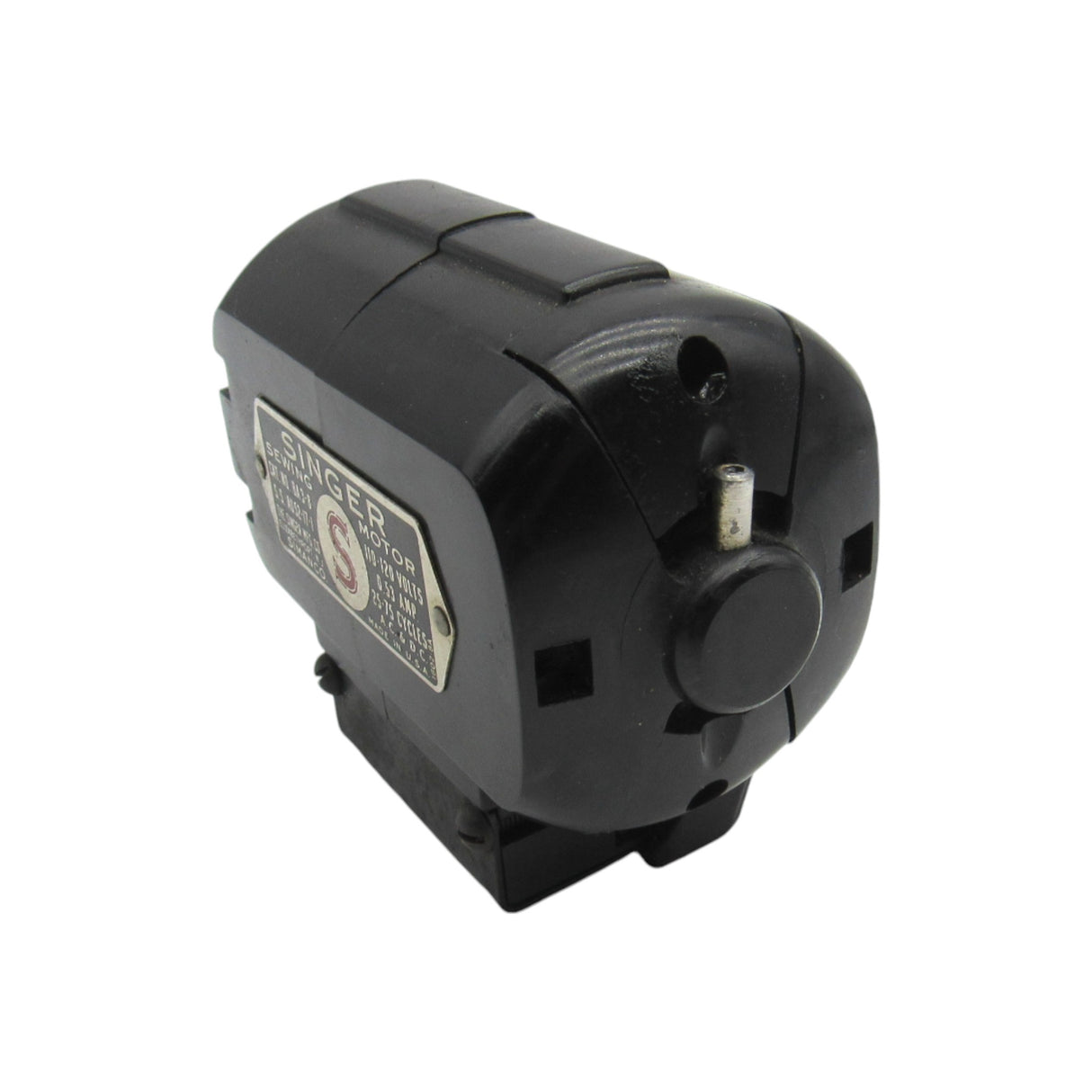 Vintage Original Singer Motor BA 3-8 (Black) - Central Michigan Sewing Supplies