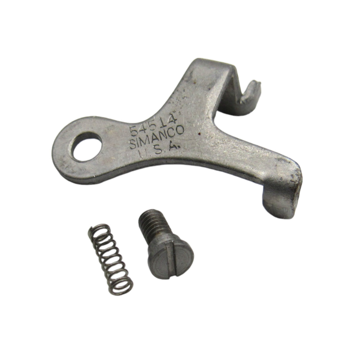 Tension Release Fork & Spring - Fits Singer Sewing Machine Models 28, 128 -Part # 54514 - Central Michigan Sewing Supplies