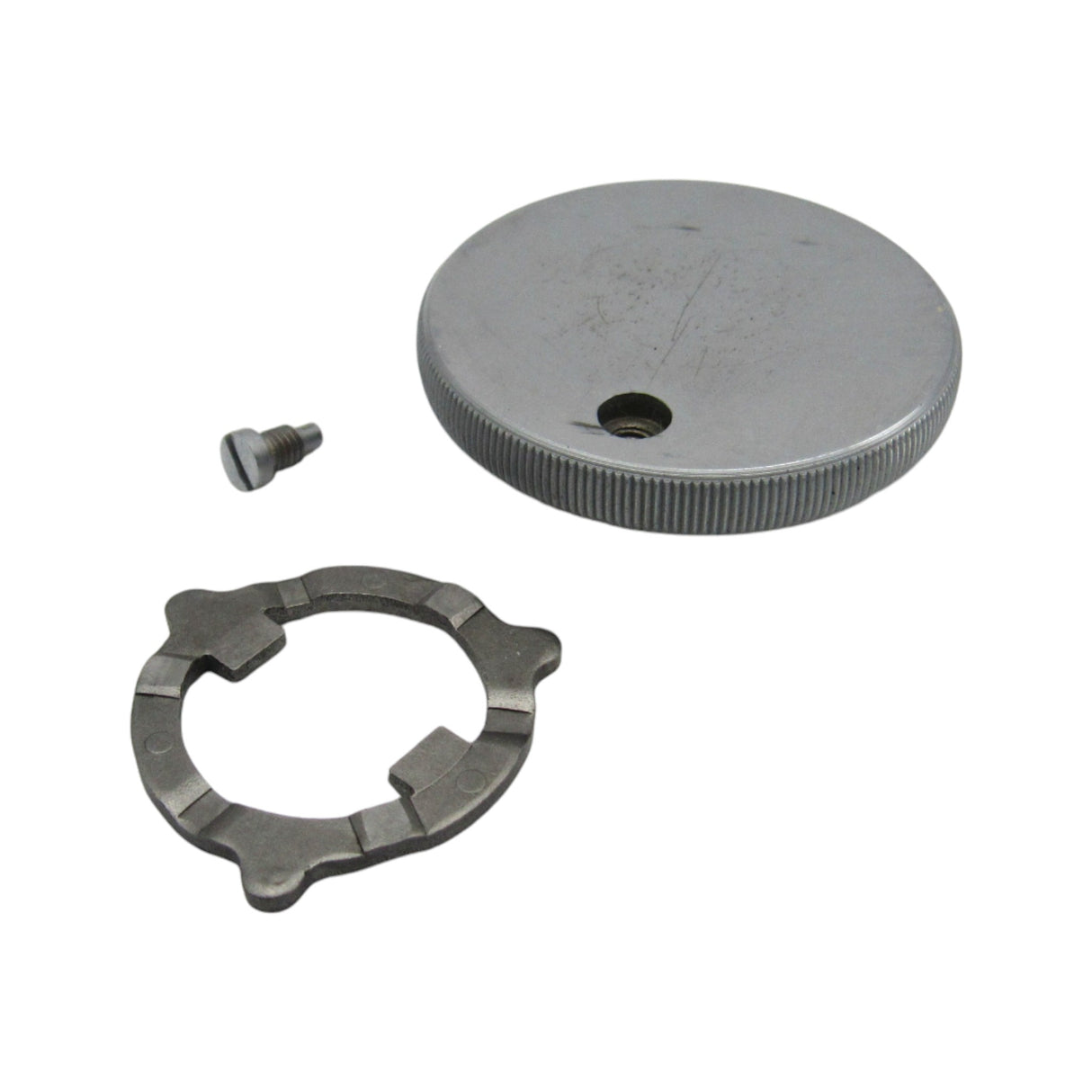 Vintage Original Stop Motion Knob, Set Screw and Washer Fits Singer Model 99K - Central Michigan Sewing Supplies