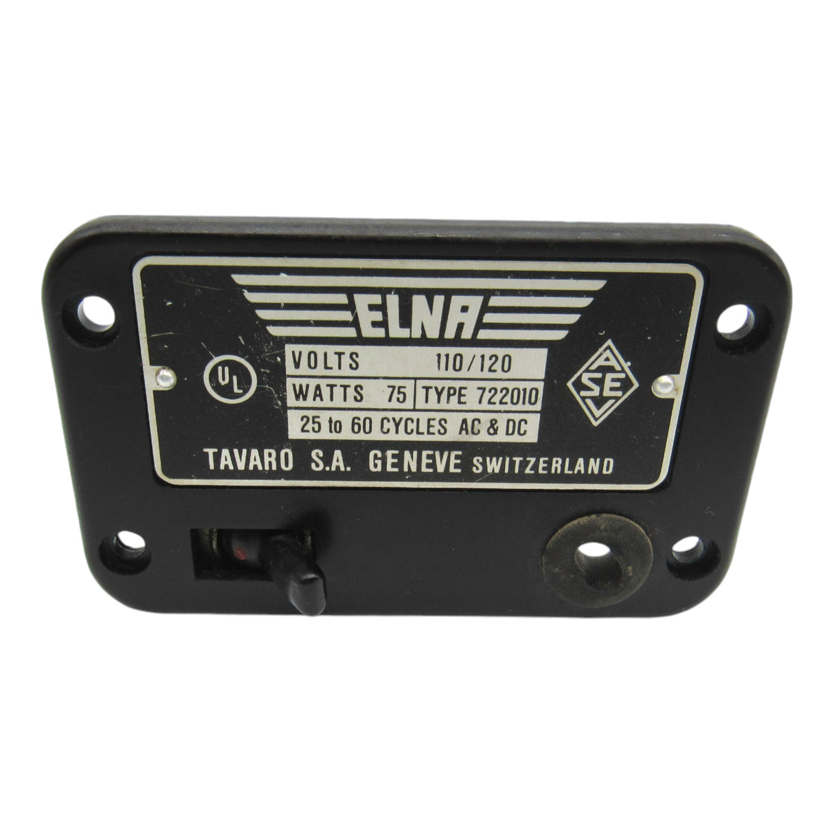 Electrical Light Switch Cover Plate - Fits Elna 722010 - Central Michigan Sewing Supplies