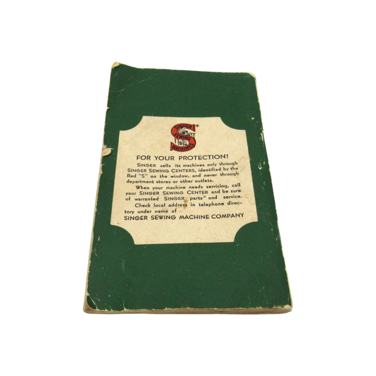 Vintage Original Singer Sewing Machine Model 15-91 Instruction Manual - Central Michigan Sewing Supplies