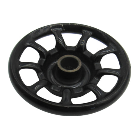 Original 9 Spoke Hand Wheel - Black - Fits Singer Models 15, 66, 99, 28 - Central Michigan Sewing Supplies