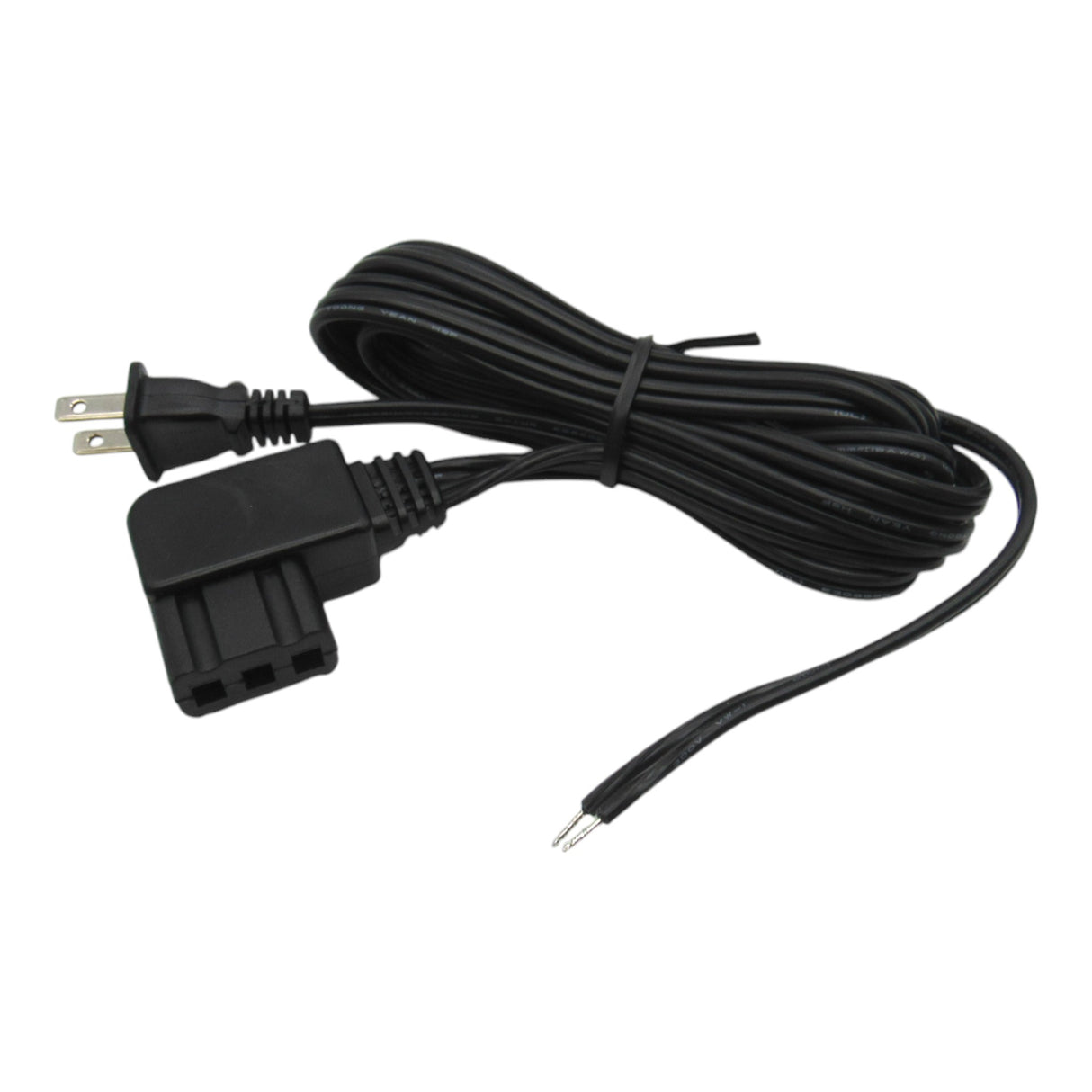 Power Cord - Elna Part # 773243 Middle Pin Vertical - Central Michigan Sewing Supplies