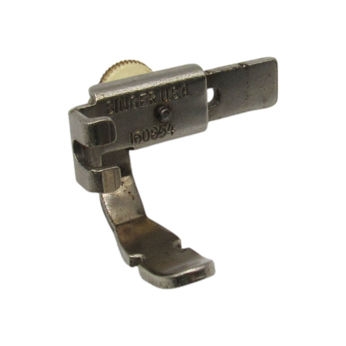 Vintage Original Singer Adjustable Zipper Foot # 160854 Fits Low Shank Models 15, 27, 28, 66, 99, 201, 221, 222 - Central Michigan Sewing Supplies