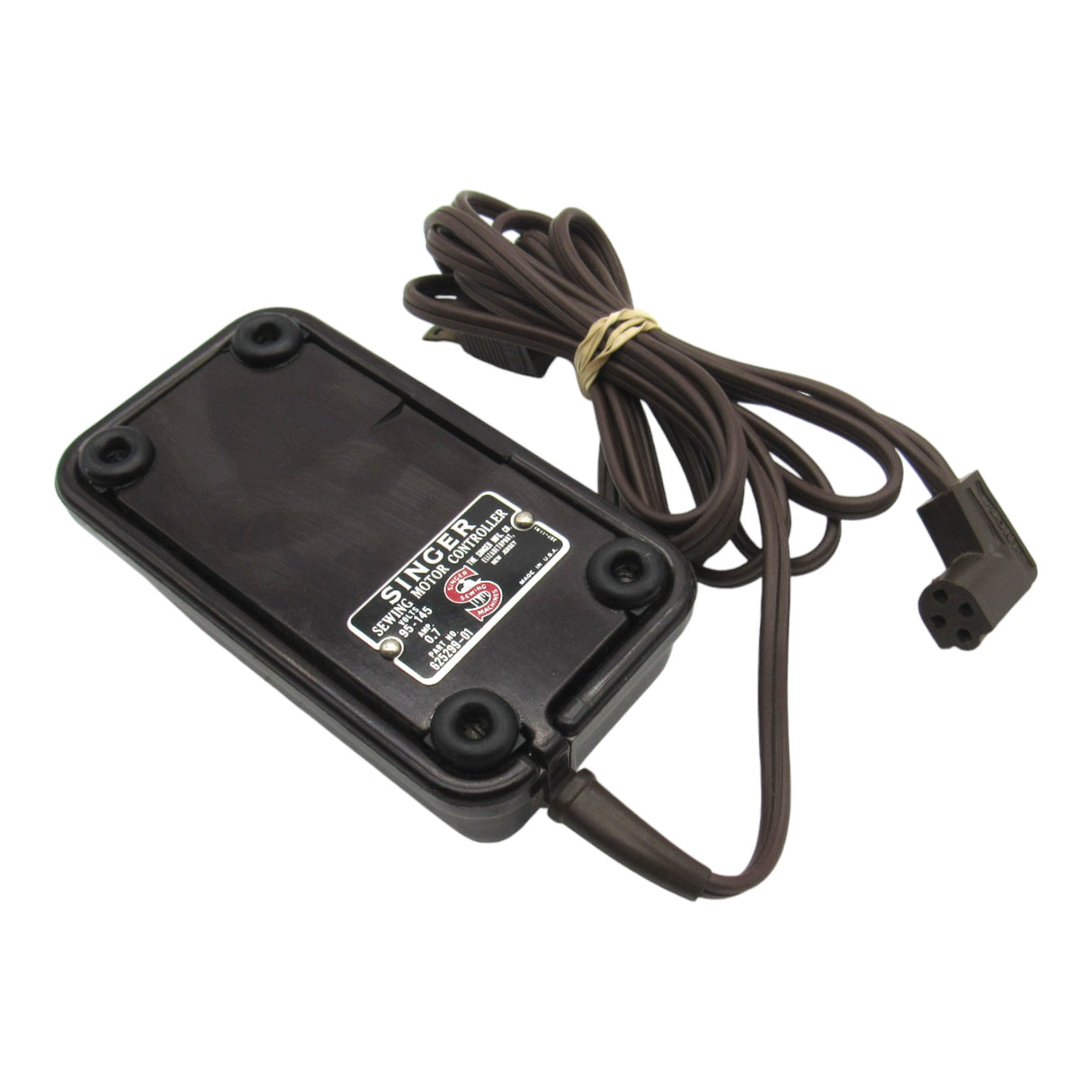 Vintage Original Singer Bakelite Foot Control Fits Models 500A, 503A (Brown) - Central Michigan Sewing Supplies